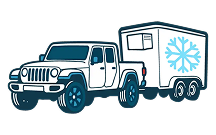 mobile cold storage trailer rental Lubbock Texas