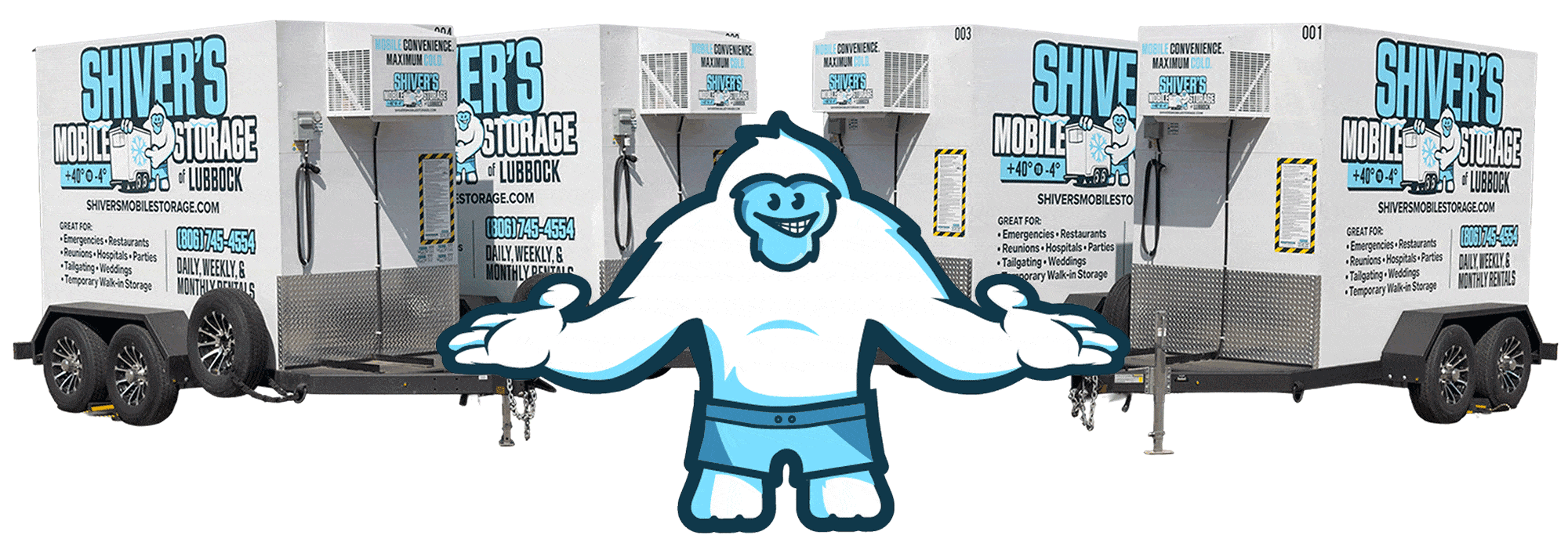 Shivers Mobile Storage portable storage trailers in Lubbock, Texas