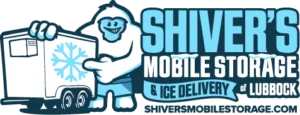 SMS full color logo Shiver's Mobile Storage & Ice Delivery of Lubbock